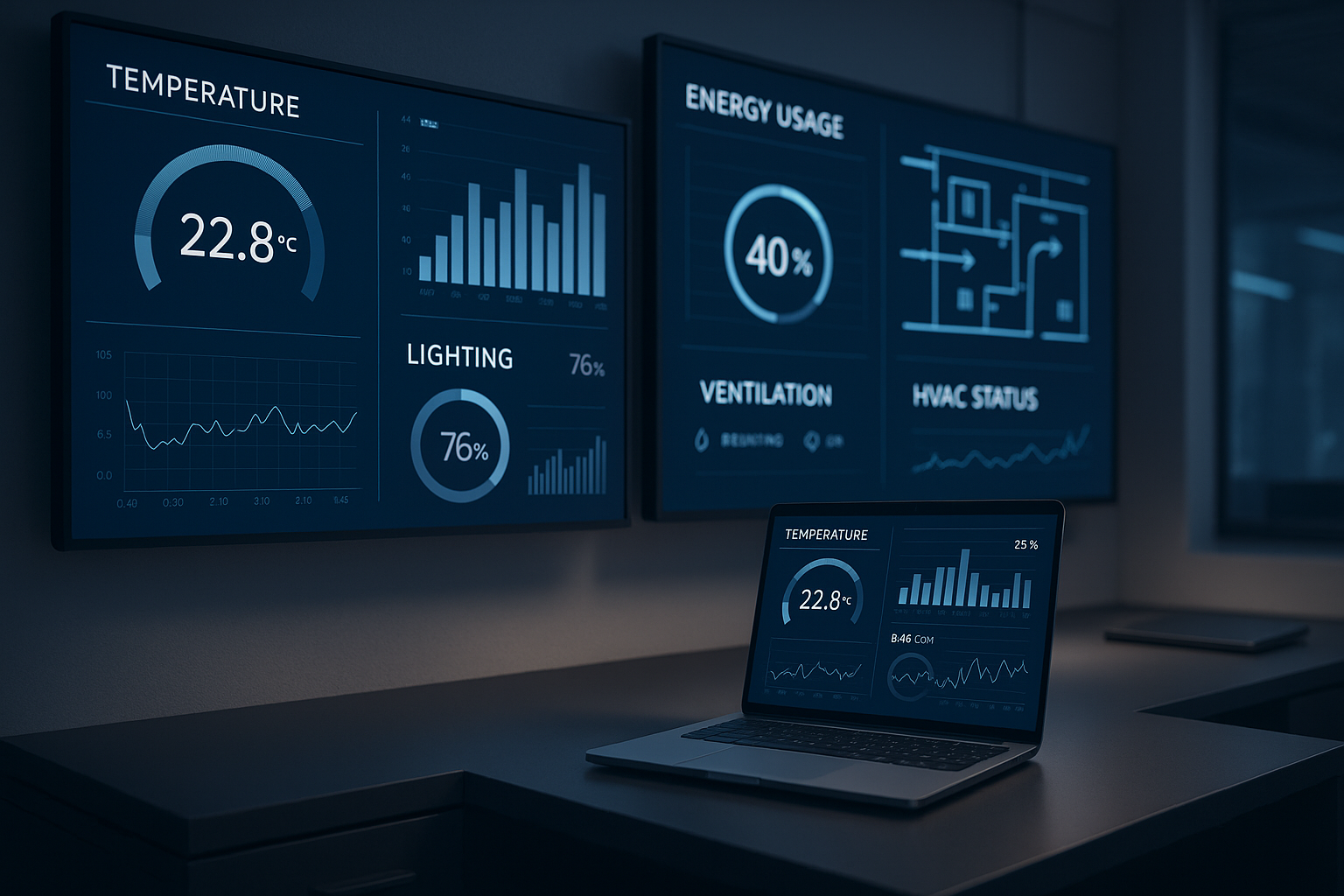 Monitoraggio impianti dashboard